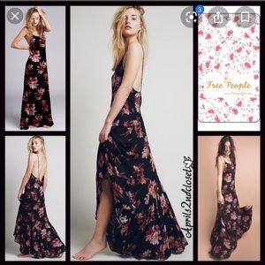 Free People Floral Maxi Dress